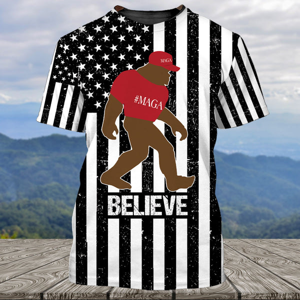 Bigfoot Believe All Over Print USA