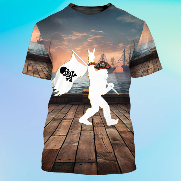 Bigfoot Pirate Captain All Over Print