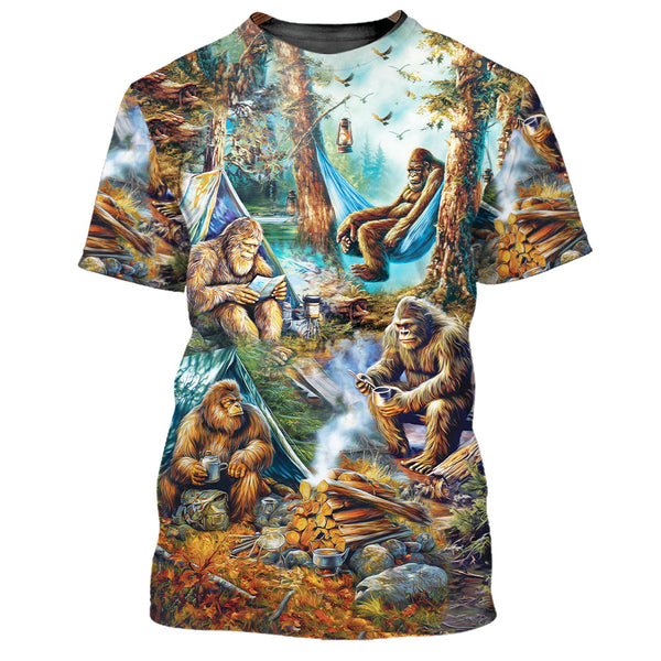 Sasquatch Camper Vintage Art All Over Print