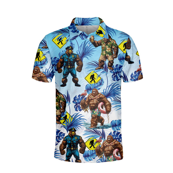 Bigfoot Crossing Polo Shirt For Men