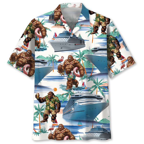 Bigfoot Cruise Hawaiian Shirt