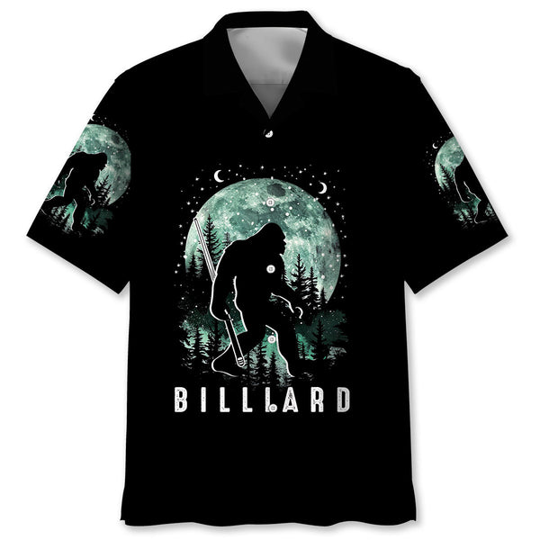 Bigfoot Billiard Hawaiian Shirt