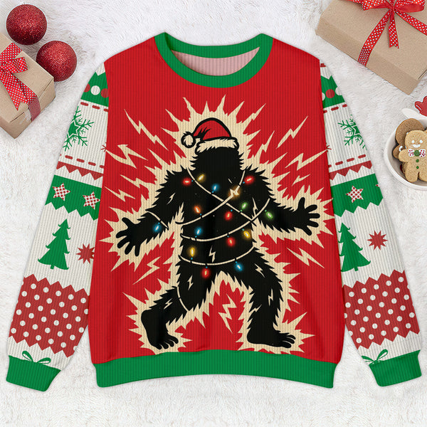 Funny Hairy Bigfoot Ugly Sweater