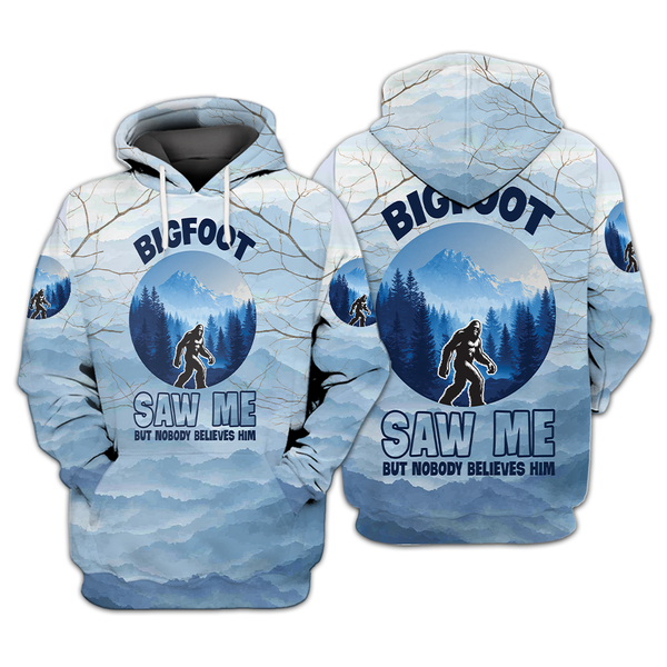 Bigfoot Saw Me But Nobody Believes Him All Over Print Shirt