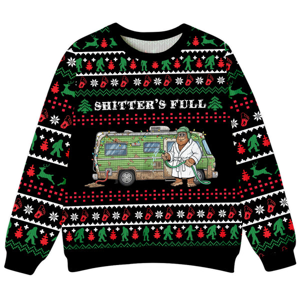 Bigfoot Shitter's Full Ugly Sweater