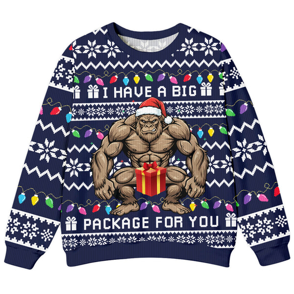I Have a Big Package For You Ugly Sweater