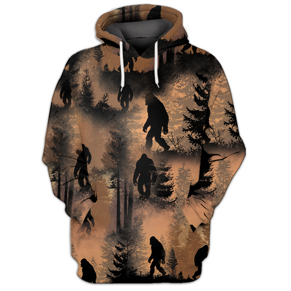 Forest Bigfoot All Over Print Shirt