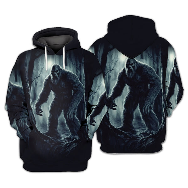 Bigfoot Monster In The Wood All Over Print Shirt