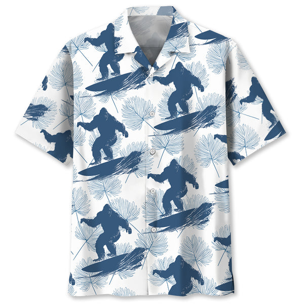Bigfoot Surf Club Hawaiian Shirt