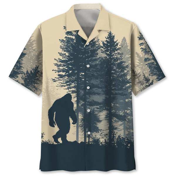 Bigfoot Hide and Seek Hawaiian Shirt