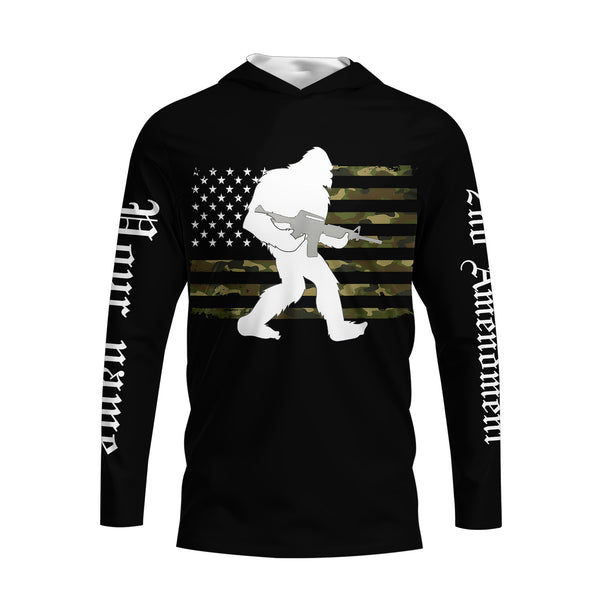 Bigfoot Gun Owner Camo Us American Flag All Over Print