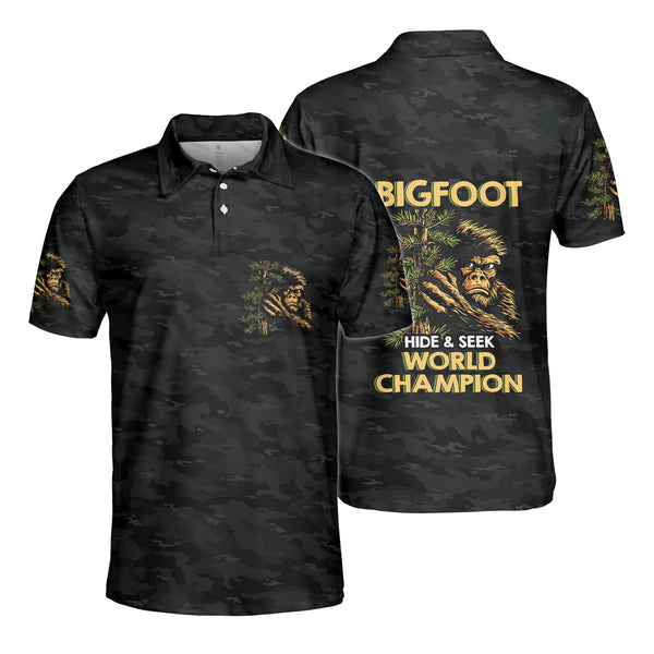 Bigfoot Hide & Seek World Champion Polo Shirt For Men Women