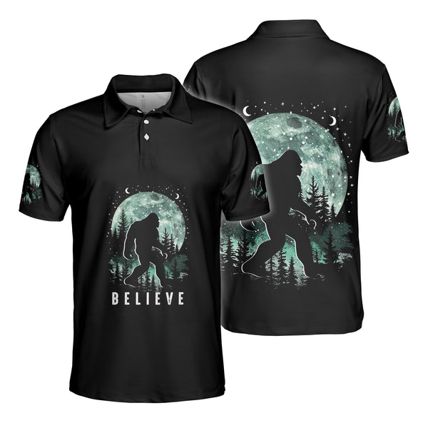 Bigfoot Believe Polo Shirt For Men Women