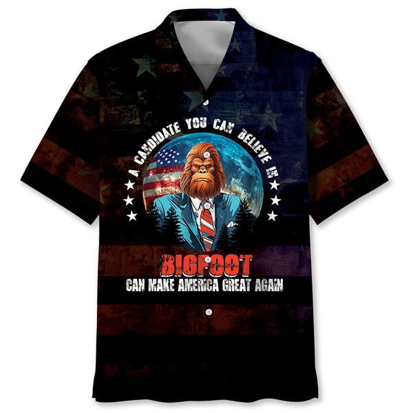 Bigfoot Can Make America Great Again Hawaiian Shirt