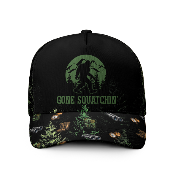 Bigfoot Gone Squatchin' Trucker Hat