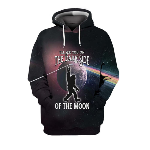 Bigfoot Saw You In The Dark Side Of The Moon Hoodie All Over Print