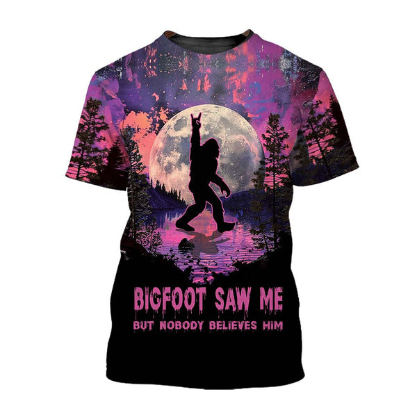 Bigfoot Saw Me All Over Print Shirt